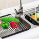 Veego Roll-Up Drying Rack Stainless Steel Folding Over Sink Dish Rack | $16 | Amazon | Use code TYK9EE7Q